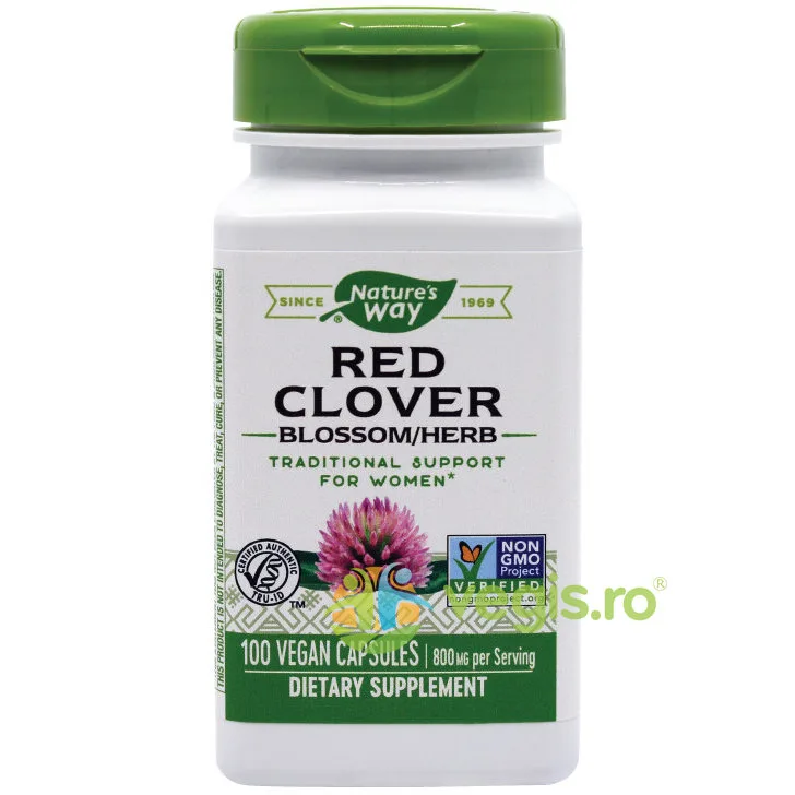 Red Clover (Trifoi rosu) 100cps Secom, Nature's Way — preț și oferte