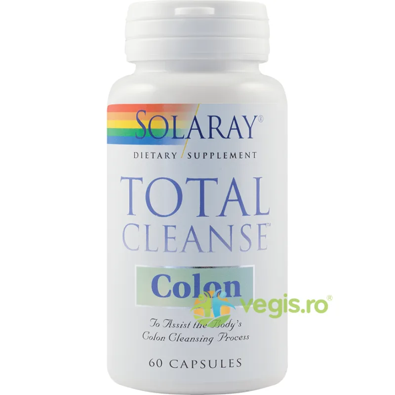 Total Cleanse Colon 60cps Secom, Solaray — preț și oferte