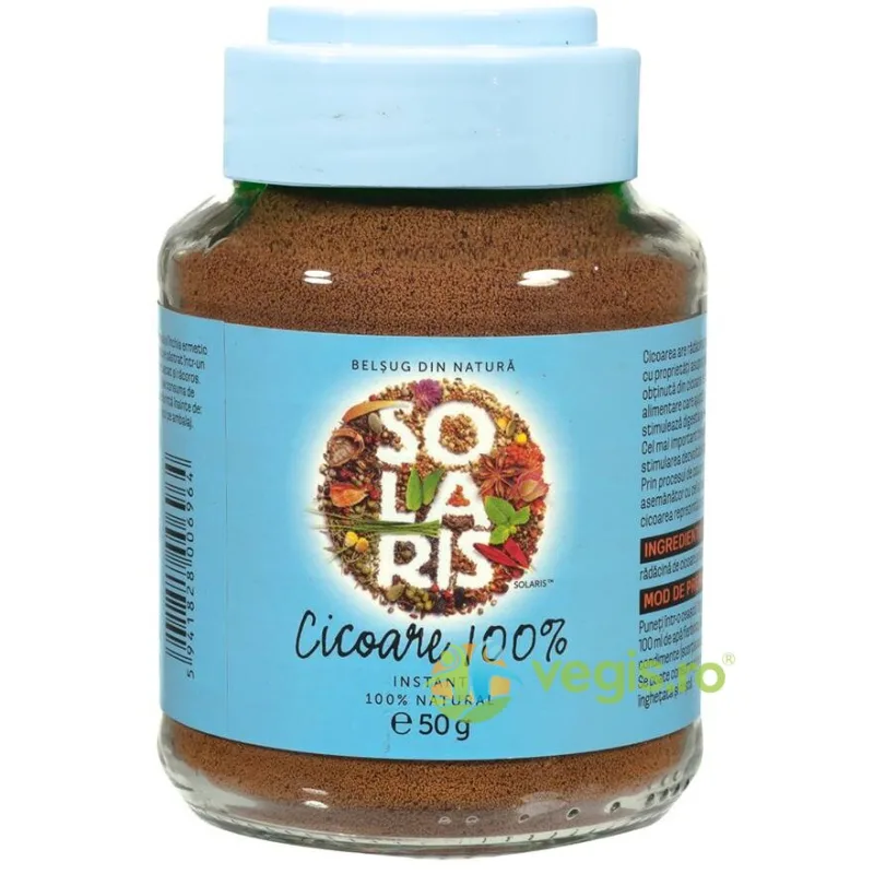 Cicoare 100% Instant Borcan 50g SOLARIS — preț și oferte