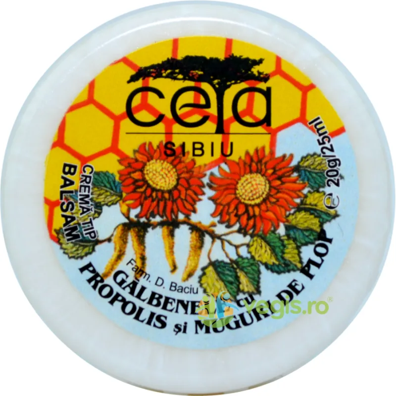 Unguent Galbenele, Propolis si Muguri de Plop 20g Ceta Sibiu — preț și oferte