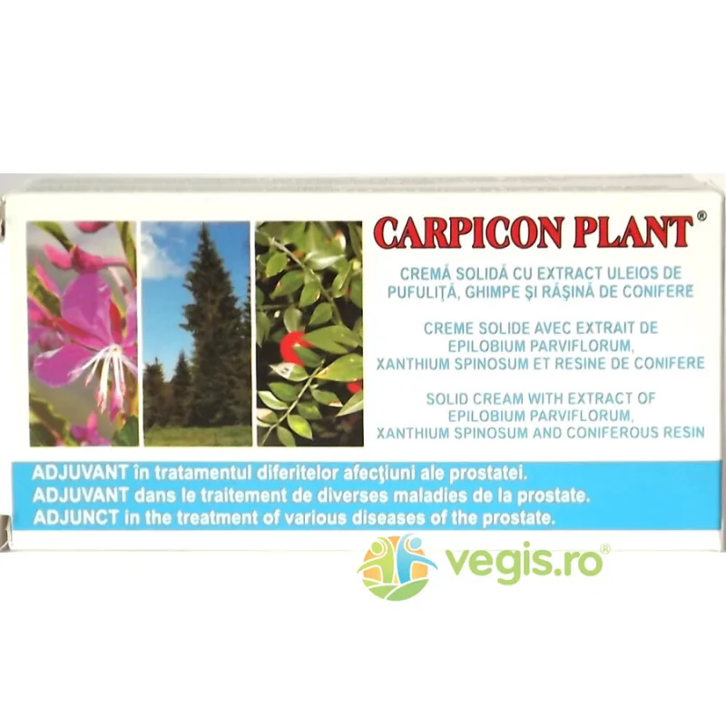 Carpicon Plant Supozitoare cu Extract Uleios de Pufulita, Ghimpe si Rasina de Conifere 10buc. ELZIN PLANT — preț și oferte