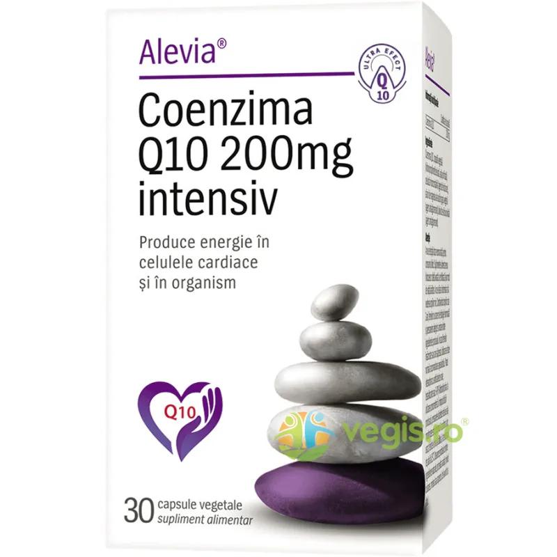 Coenzima Q10 200mg Intensiv 30cps vegetale ALEVIA — preț și oferte
