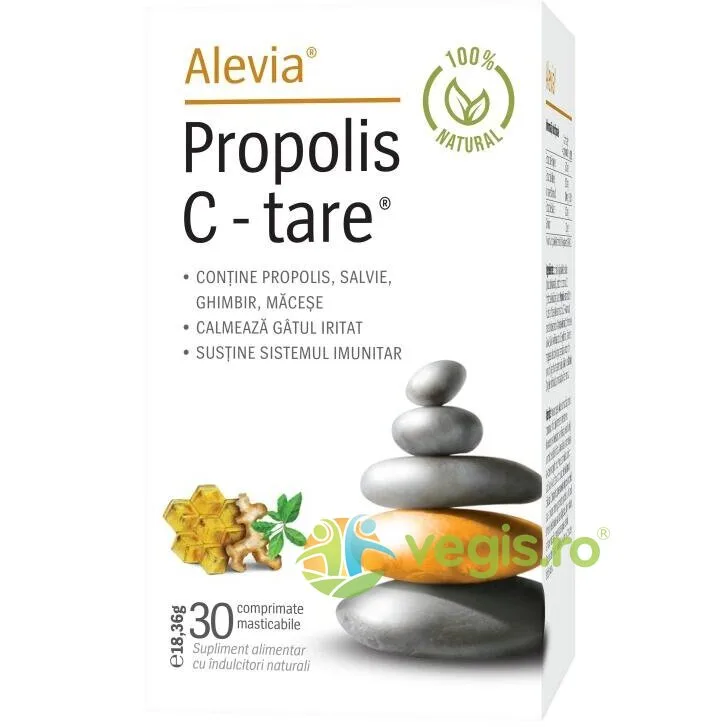 Propolis C-tare 100% Natural 30cps ALEVIA — preț și oferte