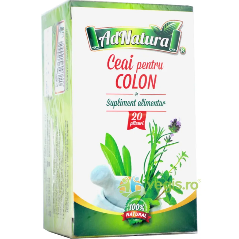 Ceai Pentru Colon 20dz ADNATURA — preț și oferte