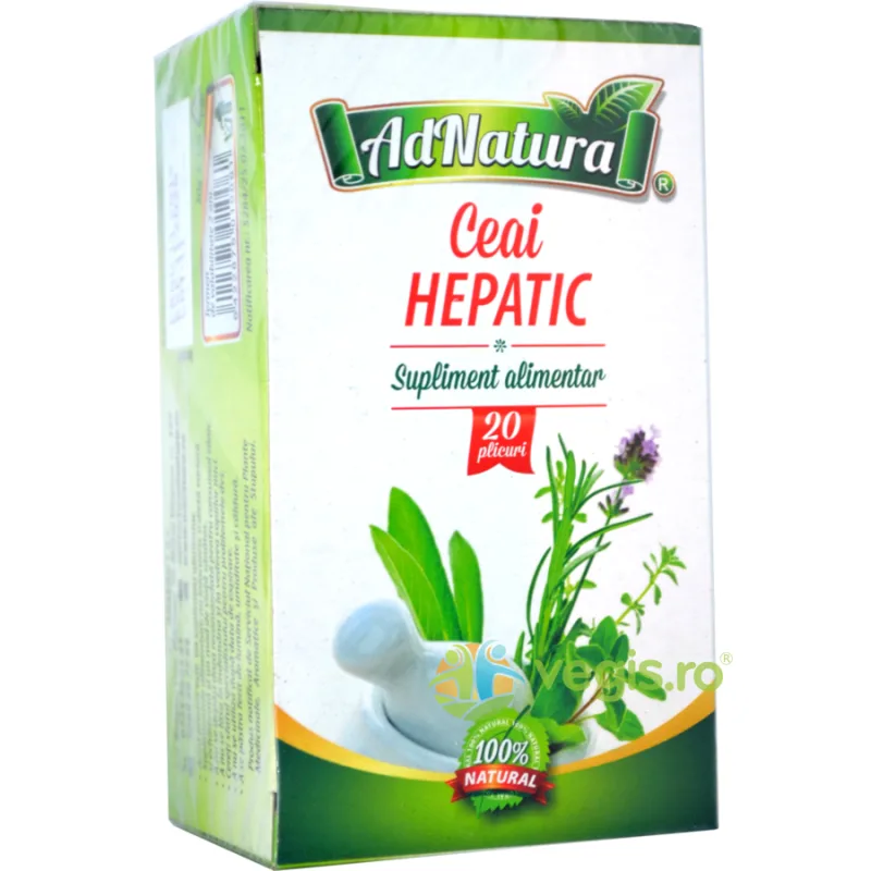 Ceai Hepatic 20dz ADNATURA — preț și oferte
