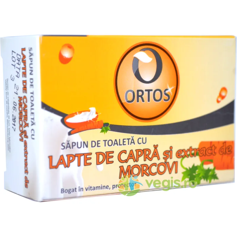 Sapun Cu Lapte Capra Si Extract Morcovi 100g Ortos — preț și oferte