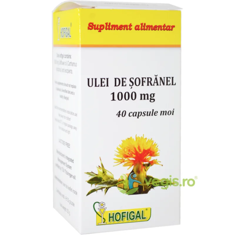Ulei de Sofranel 1000mg 40cps moi HOFIGAL — preț și oferte