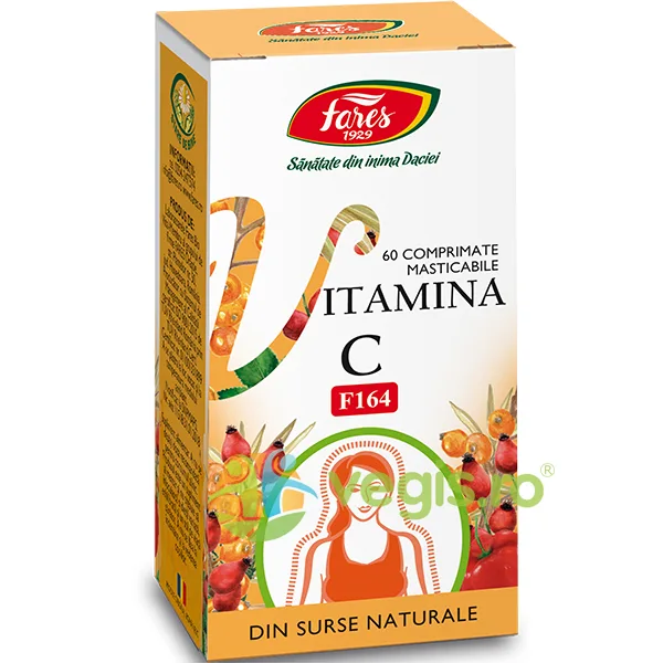 Vitamina C Naturala (F164) 60cpr masticabile FARES — preț și oferte