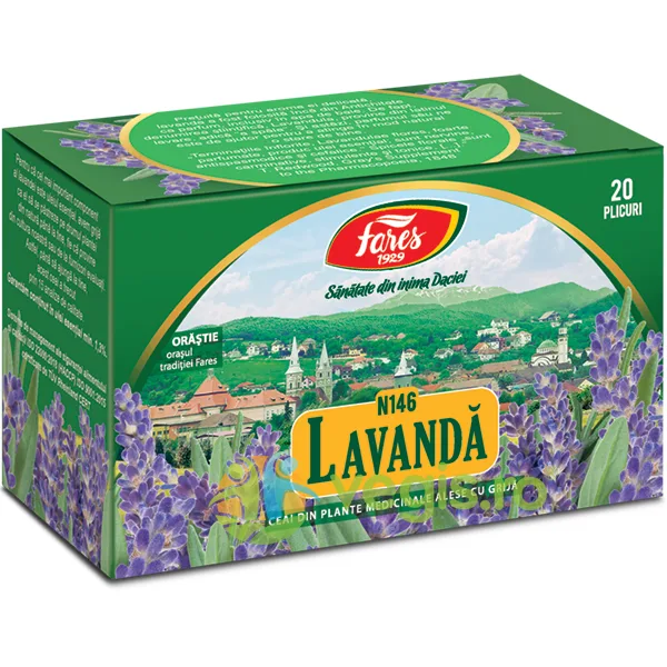 Ceai Lavanda 20dz FARES — preț și oferte