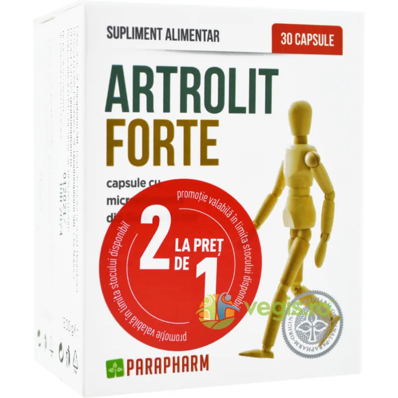 Pachet Artrolit Forte 30cps+30cps Quantum Parapharm — preț și oferte