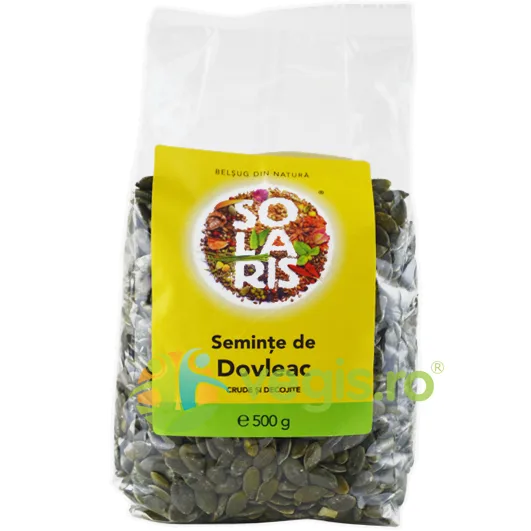 Seminte Crude Decojite de Dovleac 500g SOLARIS — preț și oferte