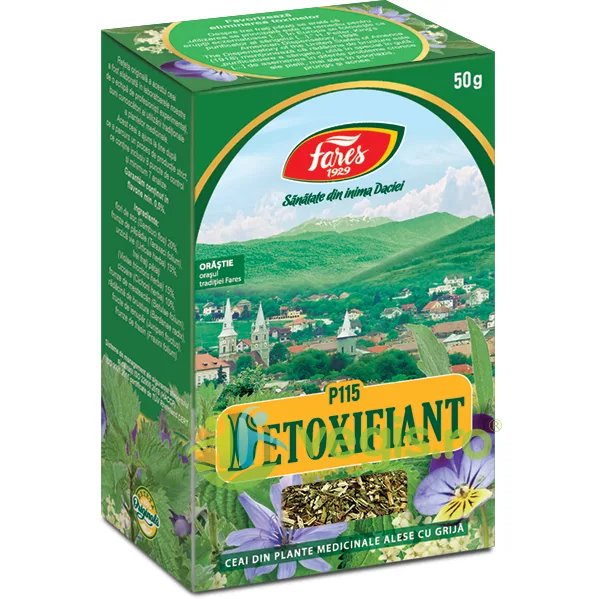 Ceai Detoxifiant (Purificarea Organismului) 50g FARES — preț și oferte