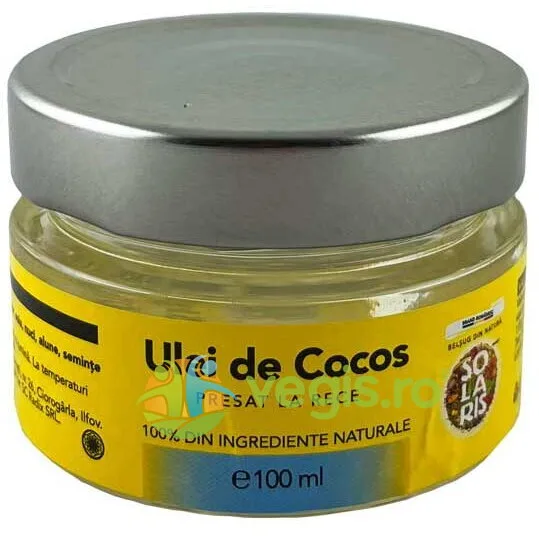 Ulei de Cocos Borcan 100ml SOLARIS — preț și oferte