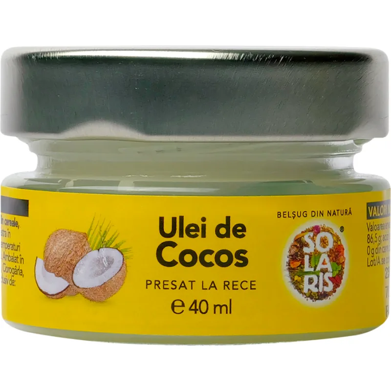 Ulei de Cocos Borcan 40ml SOLARIS — preț și oferte