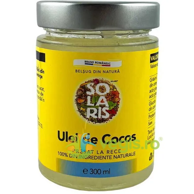 Ulei de Cocos Borcan 300ml SOLARIS — preț și oferte