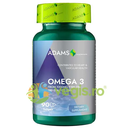 Omega3 1000mg 90cps ADAMS VISION — preț și oferte