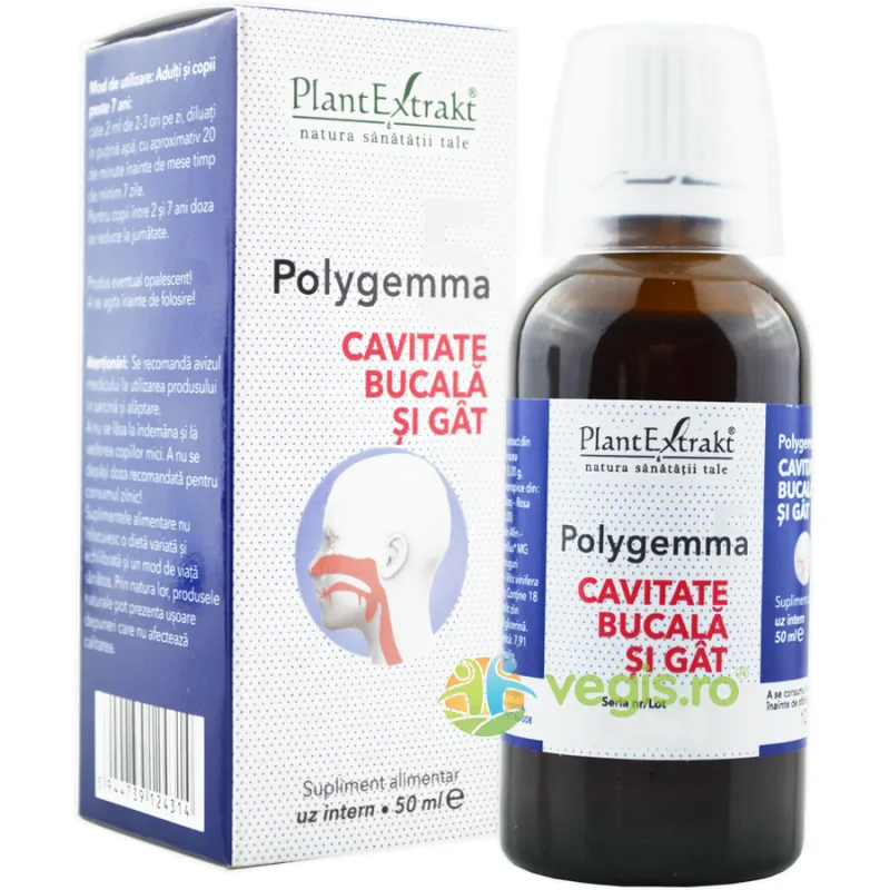 Polygemma 5 (Cavitate Bucala si Gat) 50ml PLANTEXTRAKT — preț și oferte