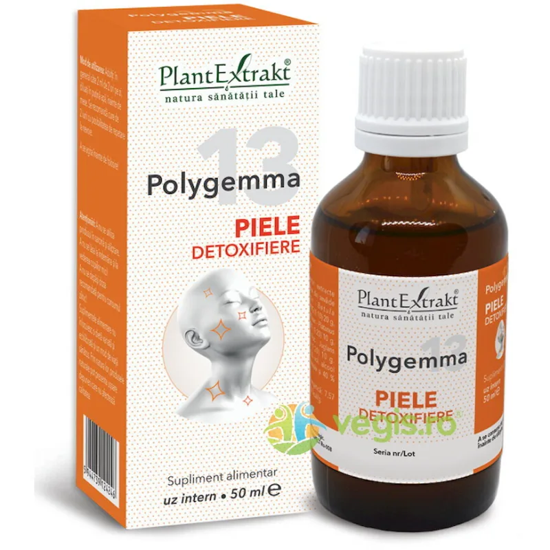 Polygemma 13 (Piele-Detoxifiere) 50ml PLANTEXTRAKT — preț și oferte