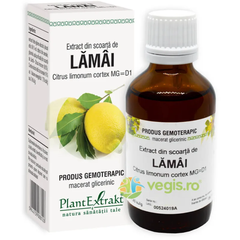 Extract din Scoarta de Lamai 50ml PLANTEXTRAKT — preț și oferte