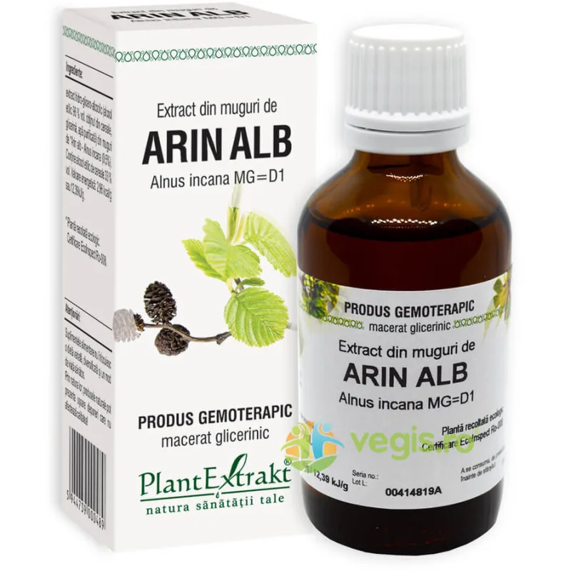 Extract din Muguri de Arin Alb 50ml PLANTEXTRAKT — preț și oferte