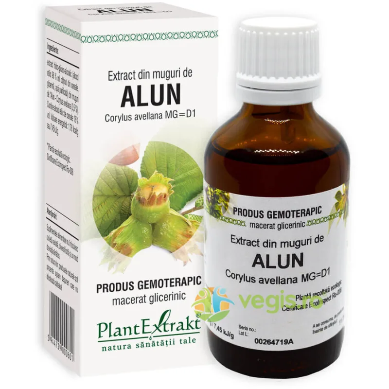 Extract din Muguri de Alun 50ml PLANTEXTRAKT — preț și oferte