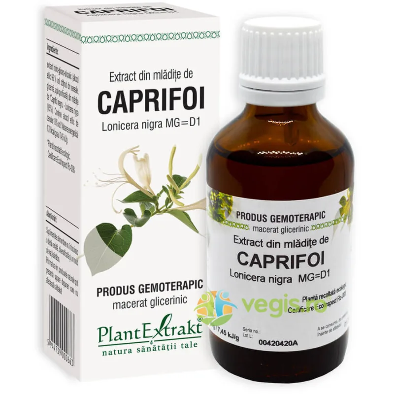 Extract din Mladite de Caprifoi 50ml PLANTEXTRAKT — preț și oferte