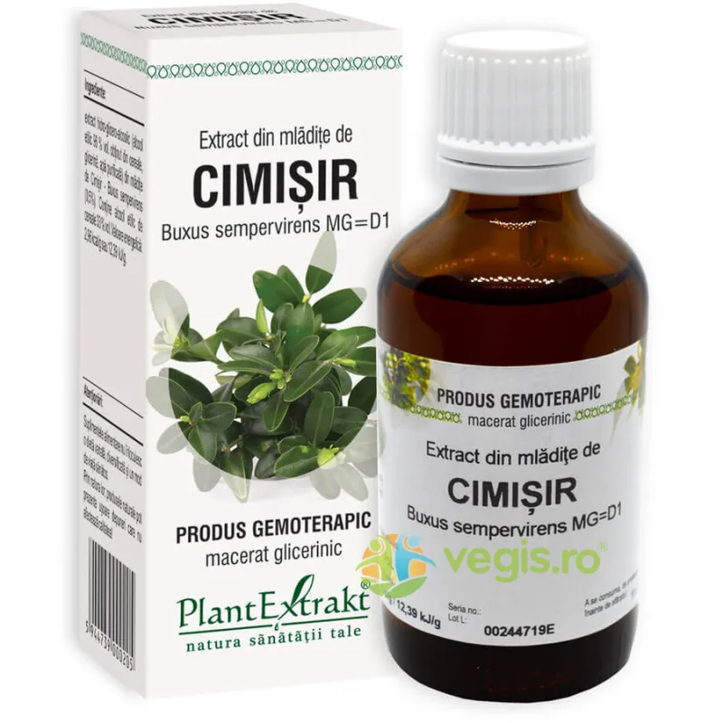 Extract din Mladite de Cimisir 50ml PLANTEXTRAKT — preț și oferte