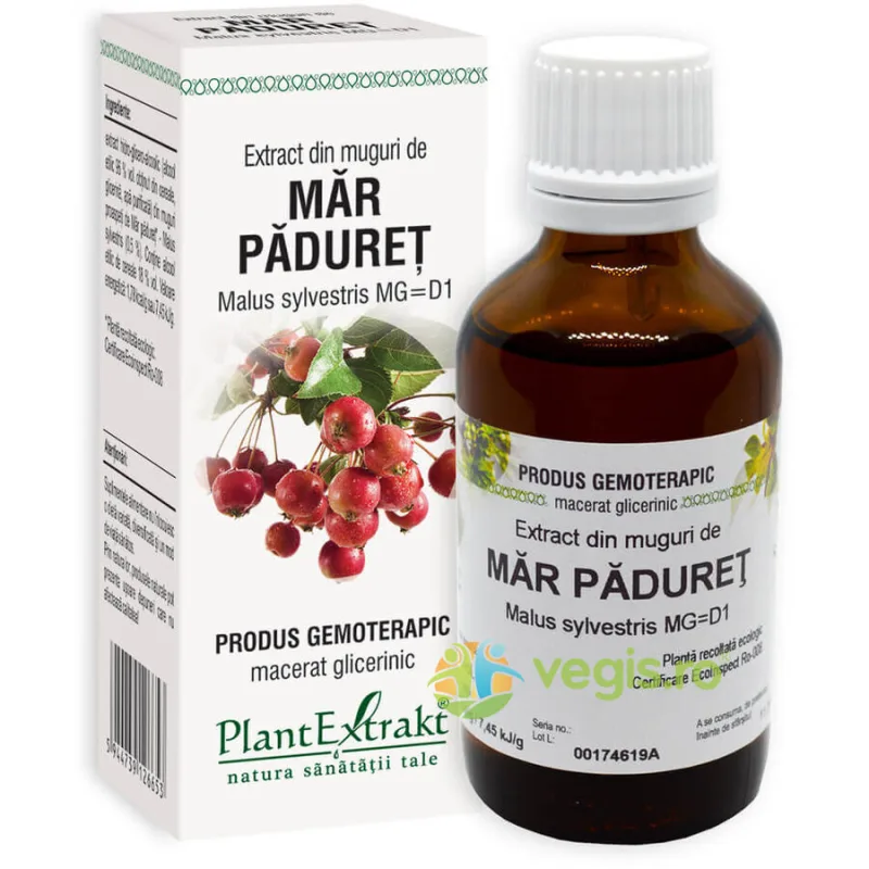 Extract din Muguri de Mar Paduret 50ml PLANTEXTRAKT — preț și oferte