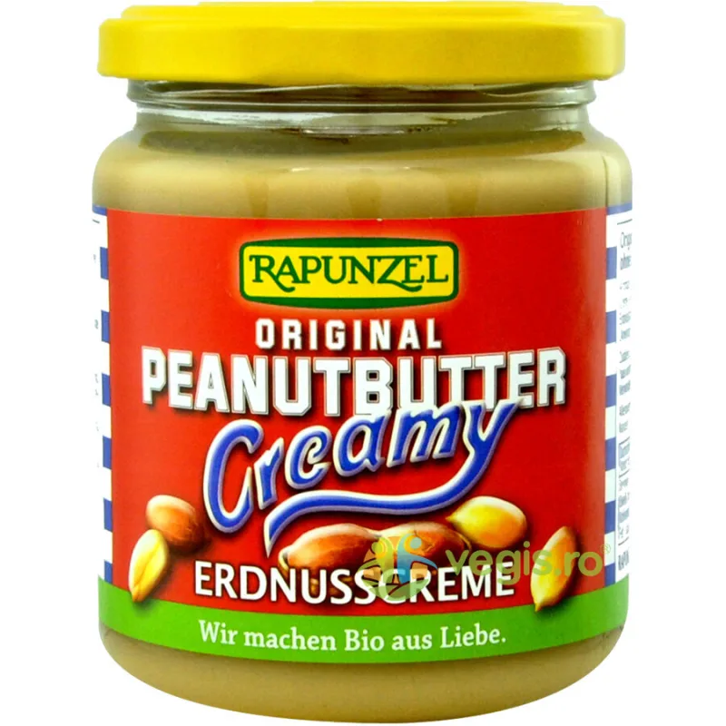 Pasta de Arahide Cremoasa Vegana Ecologica/Bio 250g Rapunzel — preț și oferte