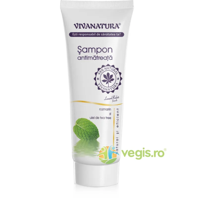 Sampon Antimatreata cu Rozmarin si Tea Tree 250ml VIVA&nbsp;NATURA — preț și oferte