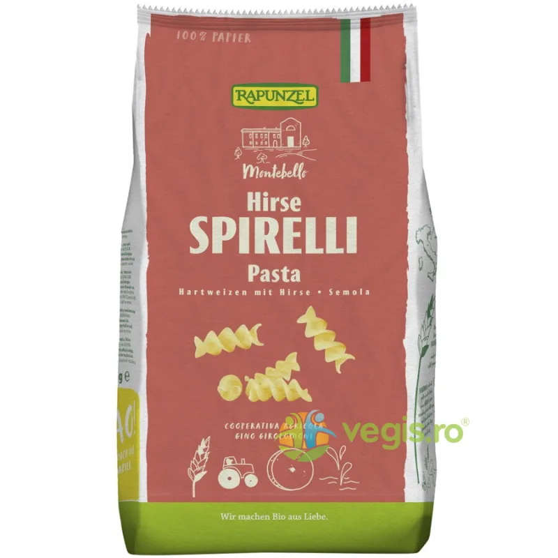 Spirale Semola Cu Mei Ecologice/Bio 500g Rapunzel — preț și oferte