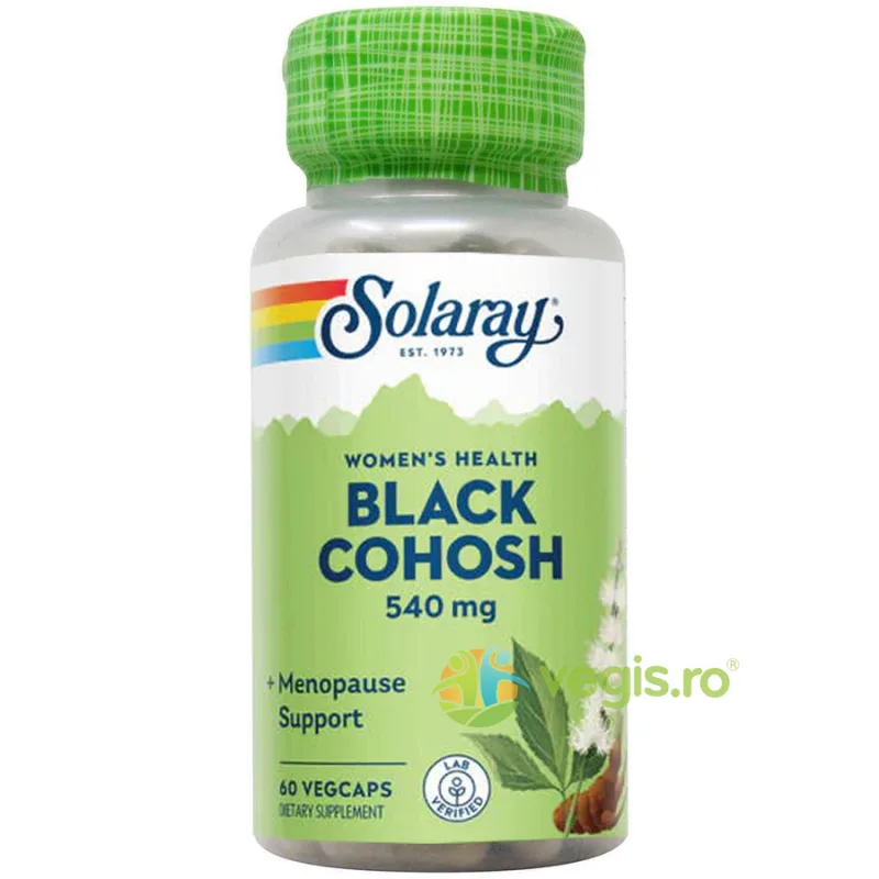 Black Cohosh 60cps Secom, Solaray — preț și oferte
