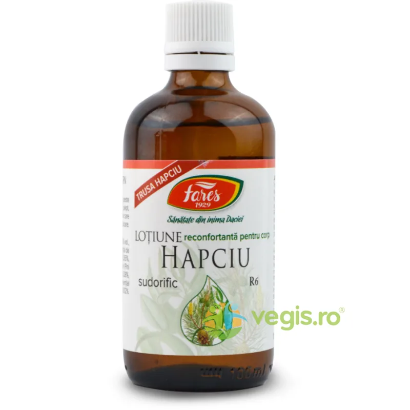 Lotiune Reconfortanta Hapciu (Raceala Si Gripa) (R6) 100ml FARES — preț și oferte