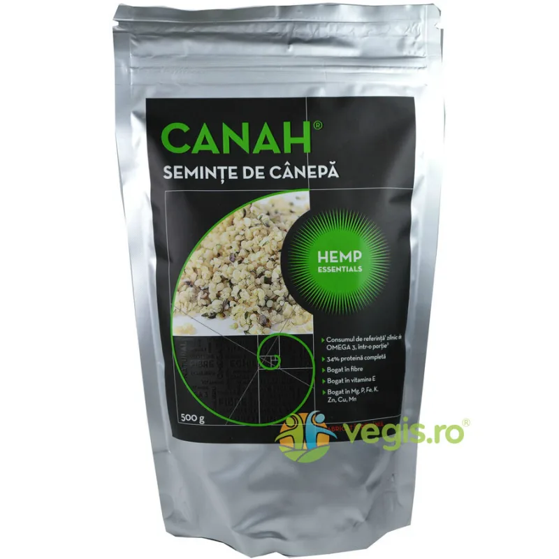 Seminte Decorticate De Canepa 500gr Canah — preț și oferte