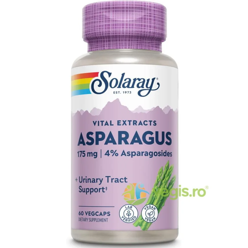 Asparagus (Sparanghel) 60cps Secom, Solaray — preț și oferte