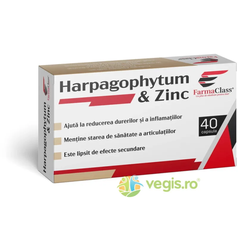 Harpagophytum si Zinc 40cps Farmaclass — preț și oferte