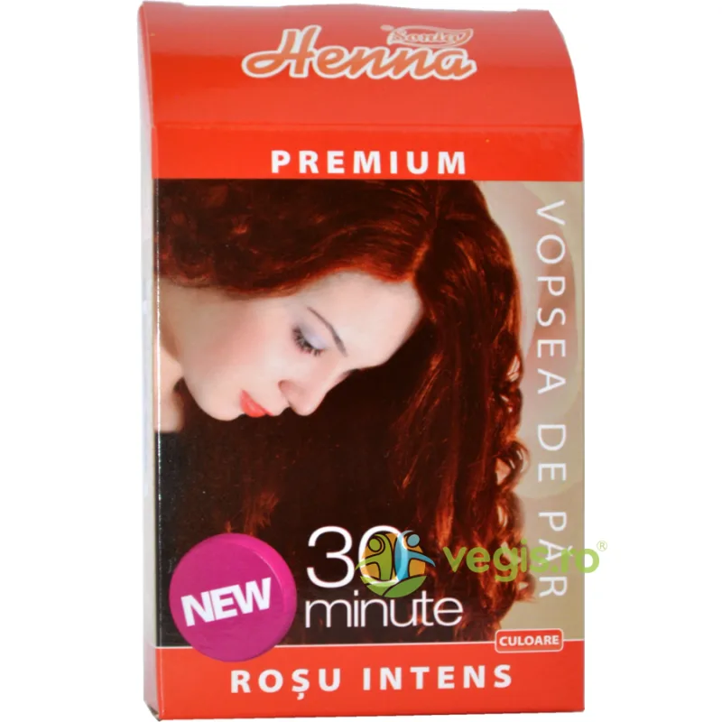 Vopsea Par Henna Premium Rosu Intens 60gr KIAN COSMETICS — preț și oferte
