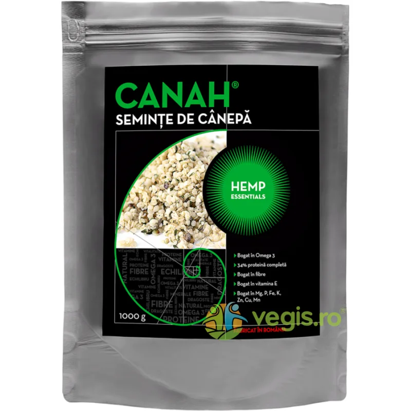 Seminte Decorticate De Canepa 1kg Canah — preț și oferte