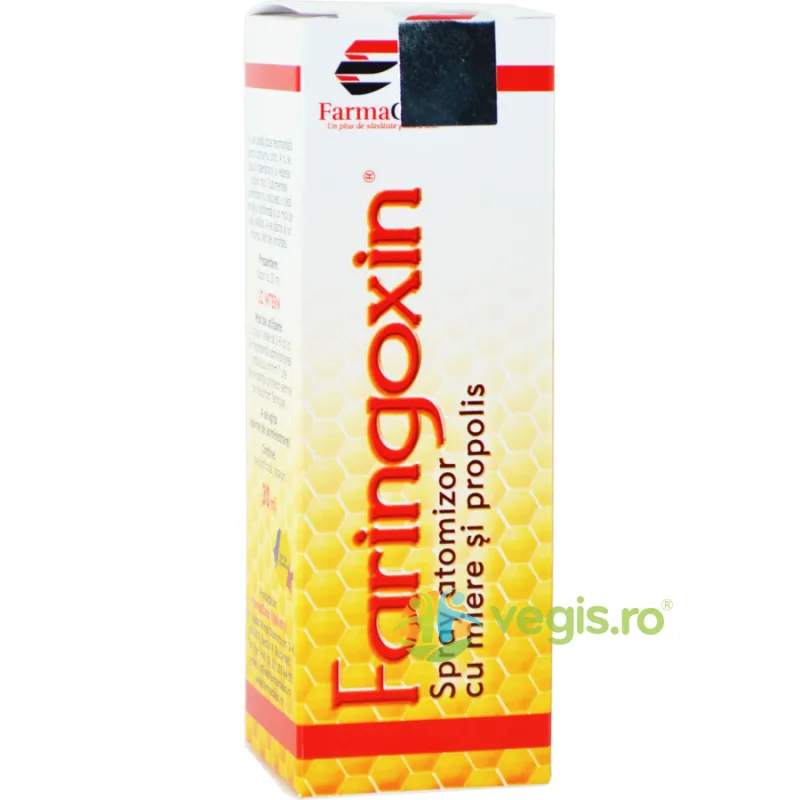 Faringoxin Spray Miere si Propolis 30ml Farmaclass — preț și oferte