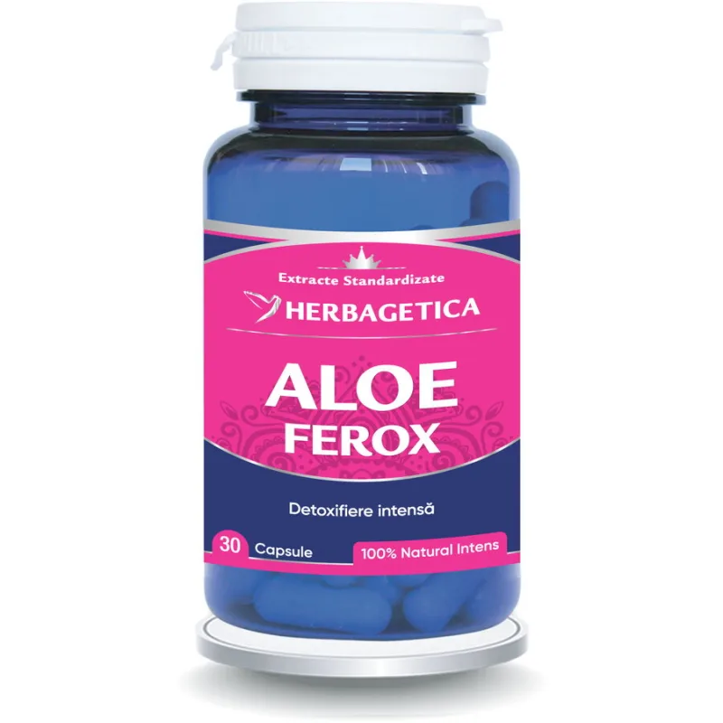 Aloe Ferox 30cps HERBAGETICA — preț și oferte