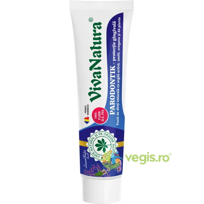 Pasta de Dinti fara Fluor Parodontik 80ml VIVA&nbsp;NATURA — preț și oferte