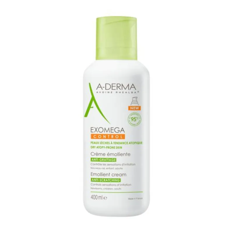 Crema emolienta Exomega Control, 400 ml, A-derma — preț și oferte