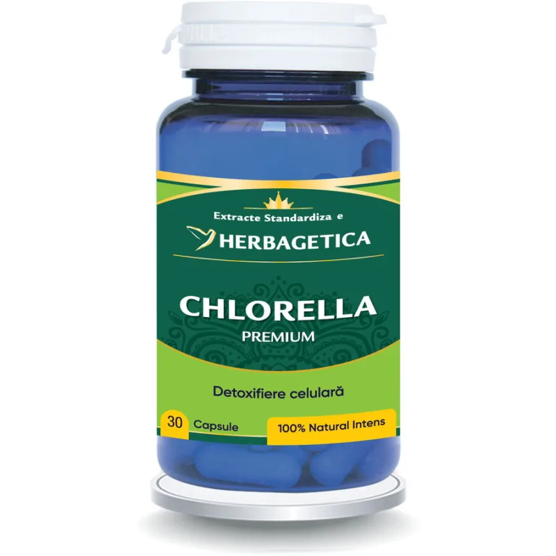 Chlorella 30cps HERBAGETICA — preț și oferte