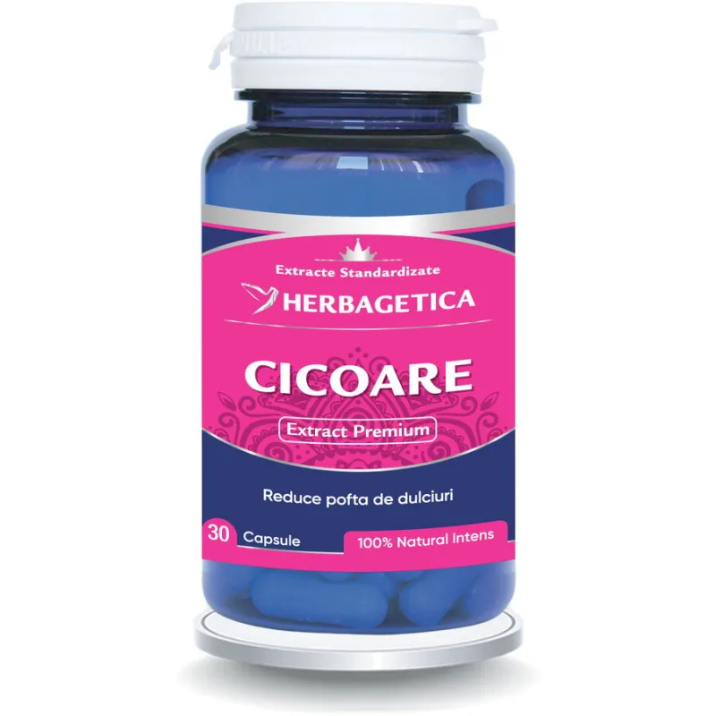 Cicoare Extract 30cps HERBAGETICA — preț și oferte