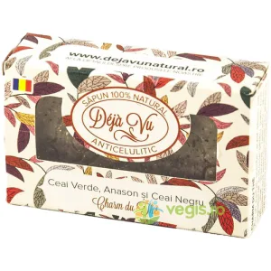 Sapun Natural cu Ceai Verde, Anason si Ceai Negru 90g