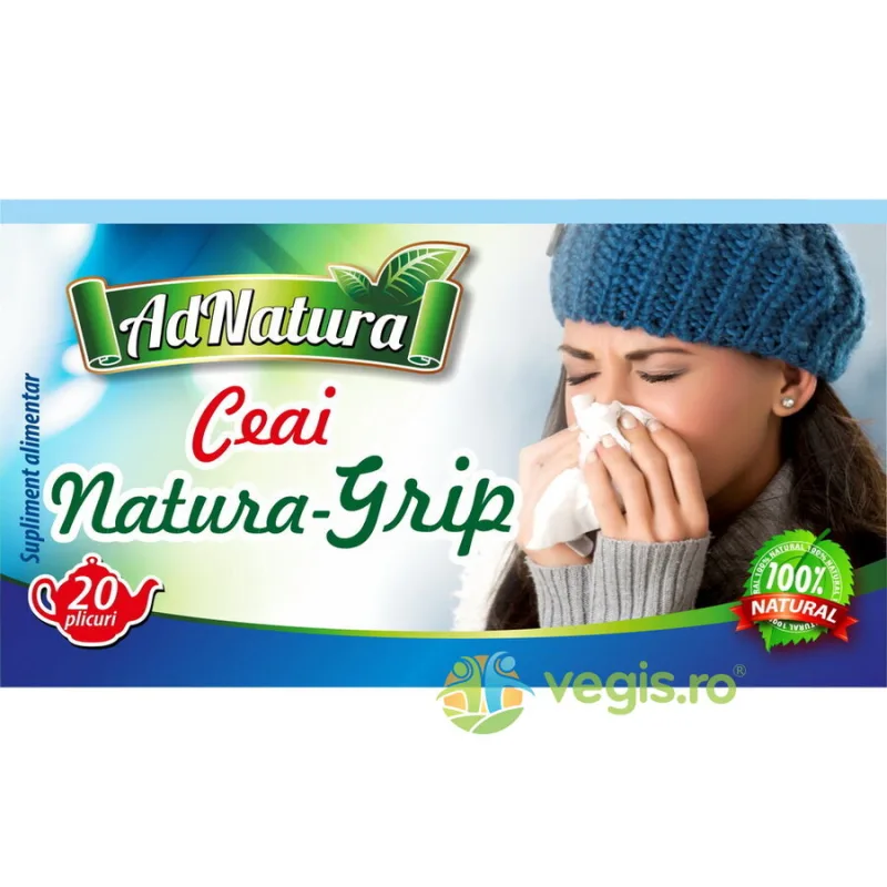 Ceai Raceala Si Gripa Natura-Grip 20dz ADNATURA — preț și oferte