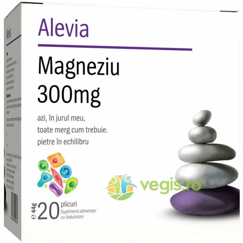Magneziu 300mg 20plicuri ALEVIA — preț și oferte