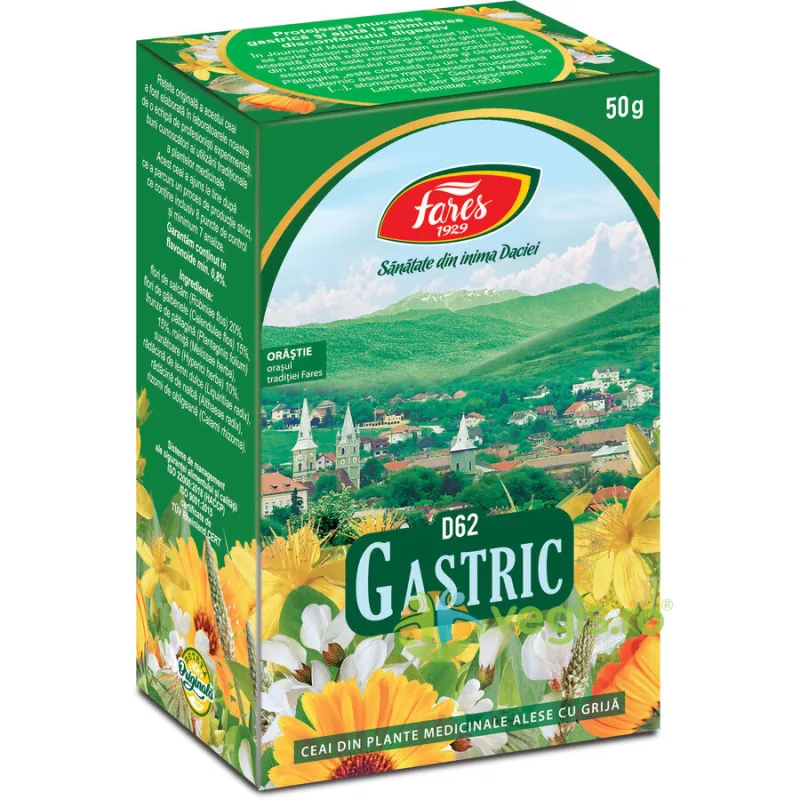 Ceai Gastric (D62) 50gr FARES — preț și oferte