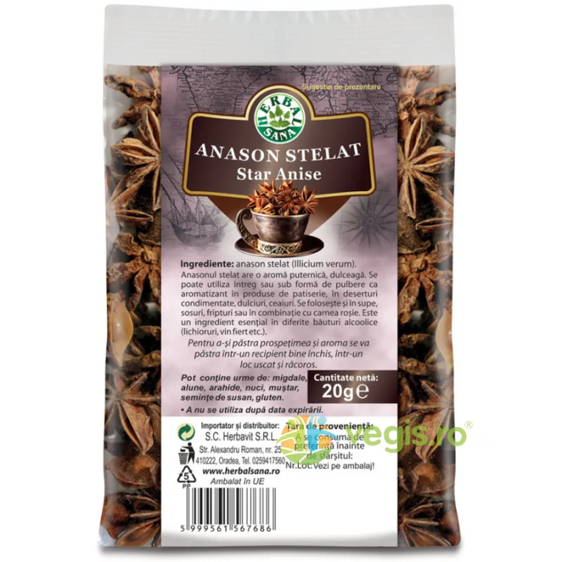 Anason Stelat 20g Herbavit — preț și oferte