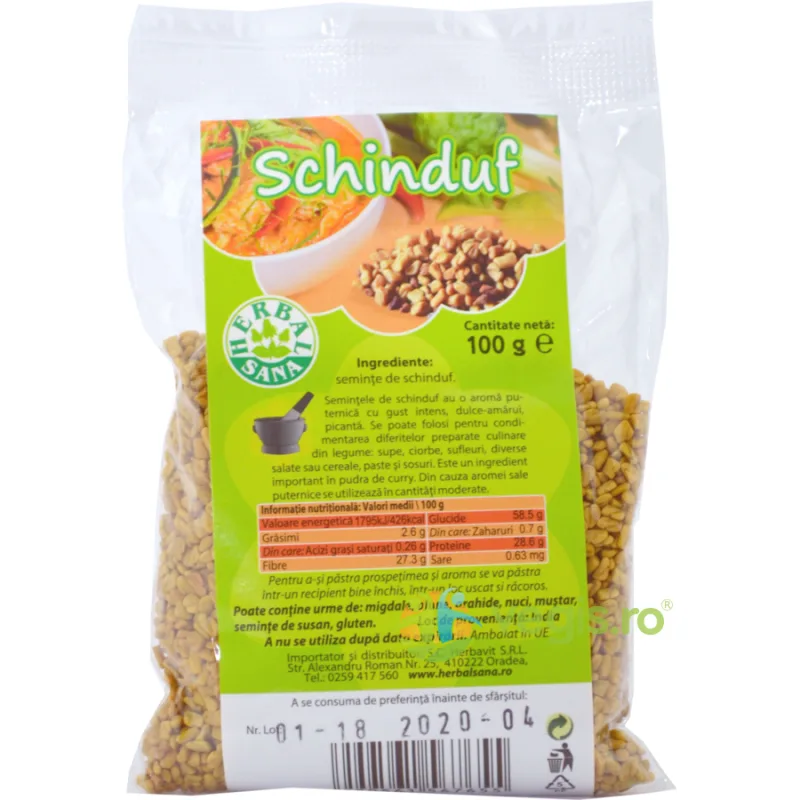 Schinduf 100g Herbavit — preț și oferte